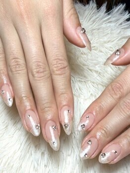 ベルフィーヌ 桐生店(BELFINE)の写真/シーンを選ばず楽しめる、シンプルで清潔感のあるネイルデザイン★日常に自然と溶け込むスタイルをご提案◎