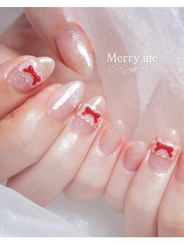 メリーミー(Merry me)/レースネイル