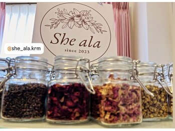 Private Salon She ala【シーアーラ】/自分を知るハーブカウンセリング
