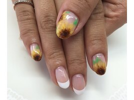 ひまわりアート★￥6850