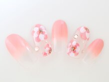 ネイルアンドまつげエクステ専門サロン スリー(THREE)/お花アート