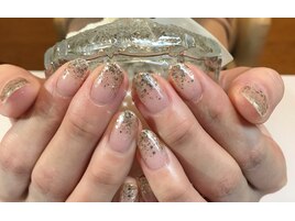 グラデーション/冬ネイル