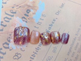 キラキラマグネットネイル