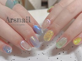 ちゅるんニュアンスネイル