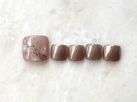 FOOT　ニュアンスミラーネイル