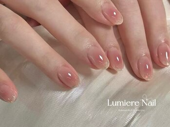 ルミエール ネイル モンナカ(Lumiere Nail Monnaka)/ボルドー/ツイード/ブラウン