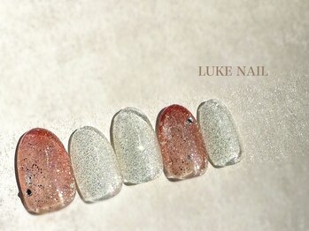 ルークネイル 恵比寿店(LUKE NAIL)/【シンプル】マグネットマーブル