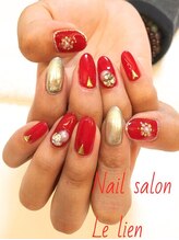 ネイルサロン ル リアン(Nailsalon Le lien)/¥7400（オーダーデザイン）