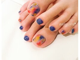 カラフルニュアンスネイル