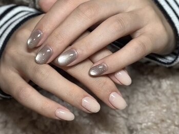 アース コアフュールボーテ 熊谷店(EARTH coiffure beaute)/プラス1色ネイル