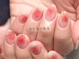 春 クリアネイル ニュアンス