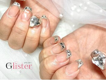 グリスター(Glister)の写真/イベントに合わせて手元を華やかに…♪豊富なサンプルもご用意◎ため息が出るほど可愛い指先に☆