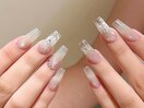 キラキラビジューネイル