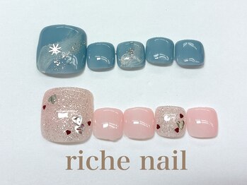 リッシュネイル 新百合ヶ丘店(riche nail)/Foot定額コース
