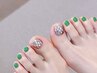 5月限定！FOOT親指2本アート（その他ワンカラー）¥4500