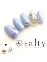 ネイルアンドアイラッシュサロン ソルティ 寺田町(salty)/シェルネイル