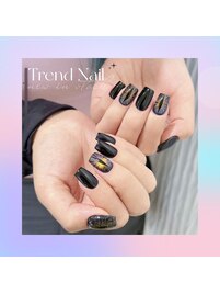 ワンカラーに４本指 CatEye!