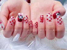ラッキー(Lucky)/ハートデザインネイル