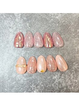 ネイルアンドアイラッシュ アール(ar)/シンプルなトレンドコース