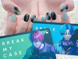 ＃推しカラーネイル＃概念ネイル