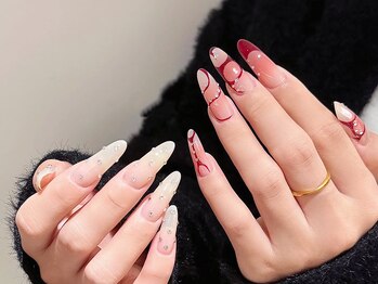 センスネイル 北千住店(Sense Nail)/大人可愛いクリスマスネイル