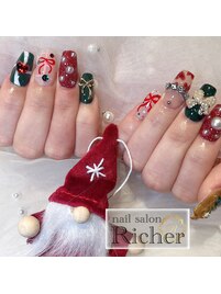 クリスマスネイル