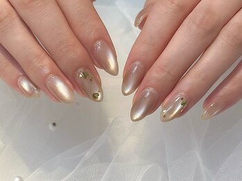 グリンプス 大濠店(Glimpse)の写真/肌色に溶け込む潤いたっぷりな美爪へ◎自爪を労わるパラジェル×フィルインで、輝く上品な指先を叶えて♪