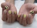 イエロー×ブラックネイル★