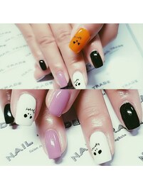 ハロウィンネイル
