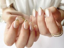 アイネイルズ 梅田店(I nails)/ミラーフレンチネイル
