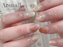 もやもやニュアンスネイル