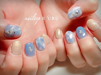 ネイルトップエクル(nail top E CRU)/タイダイ