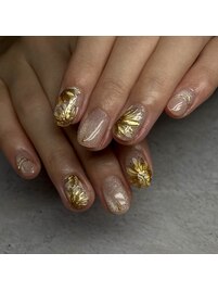 ひまわりネイル!