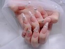 チップ長さ出し持ちデザイン