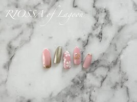 手書き桜ネイル
