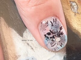メンズネイル・スカル