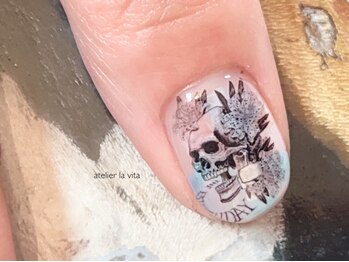 アトリエ ラビータ(atelier la vita)/メンズネイル・スカル