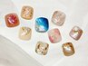 【フットネイル】親指アートコース¥7,700《オフ・フットバス込》