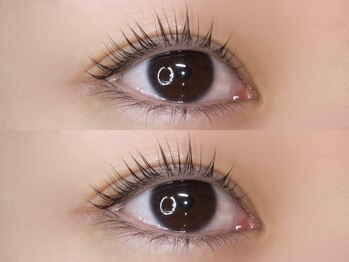 リモア(remoa)の写真/【カールモチの良さに自信あり◎】ふわっとした仕上がりの束感まつげパーマ！韓国風eyeもお任せください♪