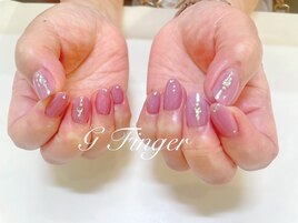 スモークピンクの大人シンプル♪