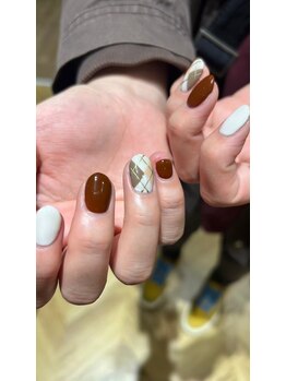 エーナイン 利府店/アーガイルネイル♪