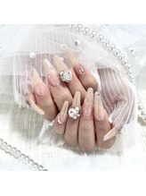 ミニョン(Minyon)/キラキラストーンネイル☆