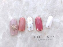 ララバイ 恵比寿店(LULLABY)/冬のピンクネイル