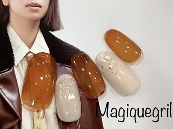 ネイルサロン マジックガール(Nail Salon MagiqueGirl)/【鼈甲ネイル】