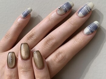 アイネイルズ 天神今泉店(I-nails)/【kie.h】マグネットチェック