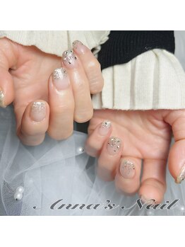 アンナズネイル(Anna's Nail)/美フォルムラメグラデーション
