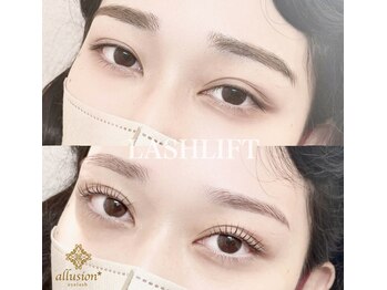 アリュージョン 那覇おもろまち店/眉毛×ダメージレスまつげパーマ