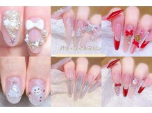 バラ ネイルサロン 日暮里