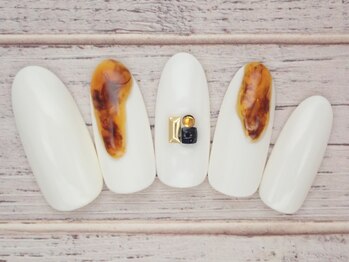 ワンネイル(ONE NAIL)/#べっこうネイル