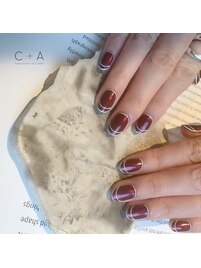 ミラーレッド×ラインアート